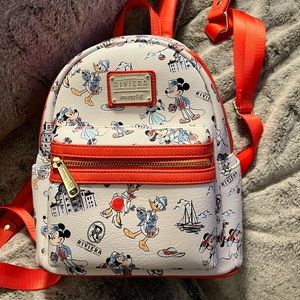 Brand New Disney Parks Loungefly Riviera Resort Mini Backpack